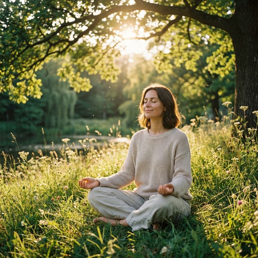 Meditasyon yapan kişi